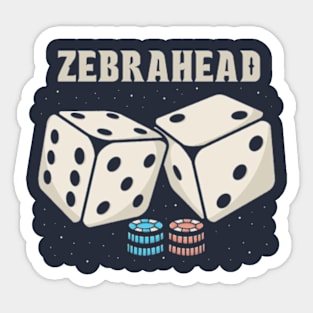 zebrahead Dice Sticker